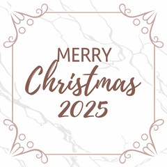 christmas greeting card with christmas tree, Festive card design, Vector art illustrations, Typography Design, Calligraphy Design Vector, Art illustrations