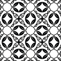 Ornamental vector pattern isolated on white background