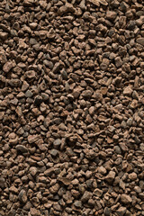 Chocolate pieces and crumbs background