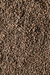 Chocolate pieces and crumbs background