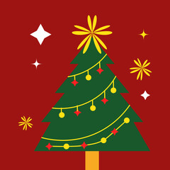 Joyful Christmas Tree Glow