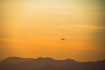 Sunset take off