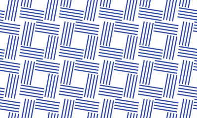 Blue and white geometric pattern with intersecting lines