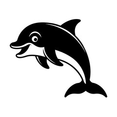 dolphin jumping out of the water with smiling face