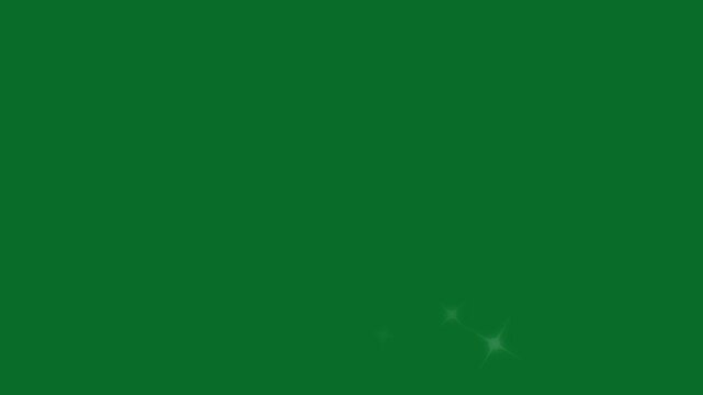 Fast twinkling stars spinning animated background. Twinkling stars animation on green screen, twinkle light glitter stars sparkling, shimmering glitter line stars effect. Loop video 4k