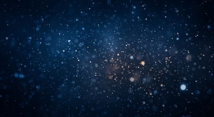 Obraz premium Sparkling Night Sky with Winter Background.