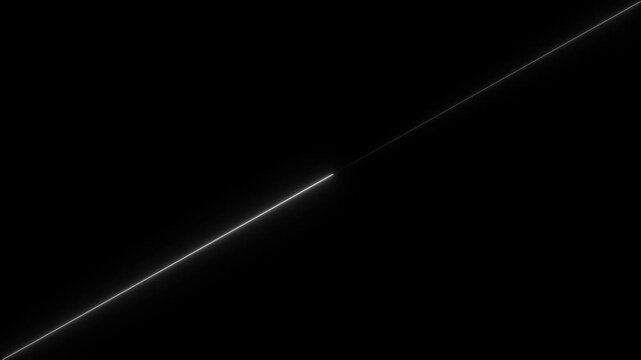 glowing neon colorful lights blinking lines moving animation. colorful neon line moving on background. Seamless loop animation of glowing neon lines streaming across on black background