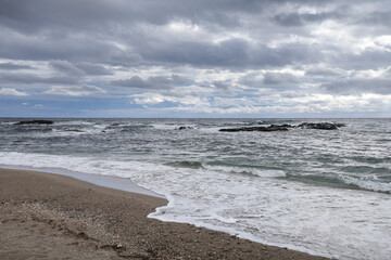 The Playazo beach in Villaricos town, Almeria