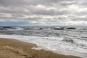 The Playazo beach in Villaricos town, Almeria