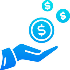 payment blue icon