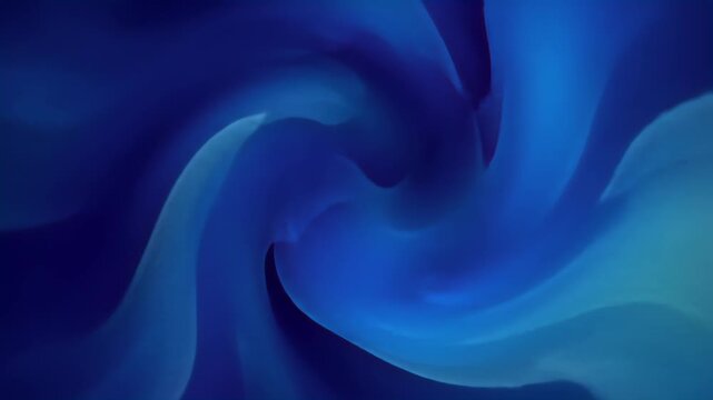 A blue swirling vortex of color for abstract backgrounds or digital art - Powered by Adobe