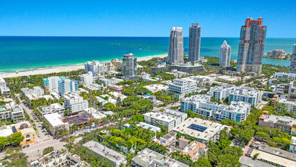 Miami Beach, South Pointe, aerial view