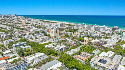 Miami Beach, South Pointe, aerial view