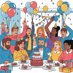 happy birthday party