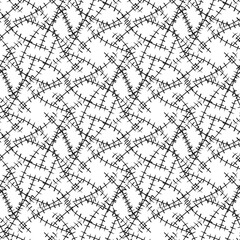 Abstract black and white chaotic grunge background