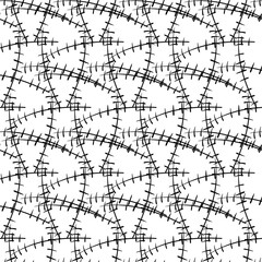 Abstract black and white chaotic grunge background
