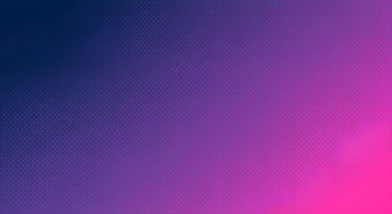 Smooth color gradient fades from deep blue to purple and pink, with subtle halftone pattern