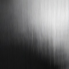 Obraz premium Silver glass gradient with a grainy effect — a minimalist texture resembling glossy metal ribs, creating a sense of depth and motion. The elegant interplay of light and shadow.