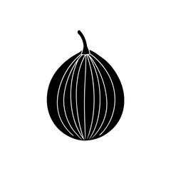 Brown nutmeg spice pod vector illustration scalable graphic culinary ingredient isolated