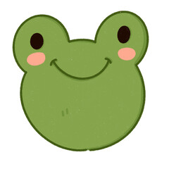 Cute Smiling Frog Cartoon