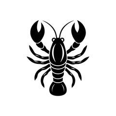 Red lobster seafood crustacean vector illustration scalable graphic design food marine