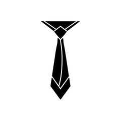 Elegant red necktie vector illustration formal clothing accessory for professional style