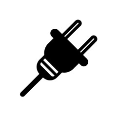 Silver electric plug vector illustration isolated clean scalable modern power connector graphic