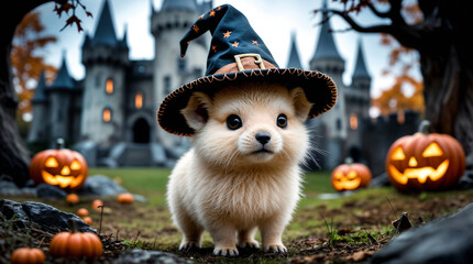 Hyrax Witch in Halloween Castle