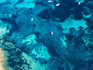 Rena di Ponente & Rena di Levante (Spiaggia dei Due Mari), Sardinia – Aerial View