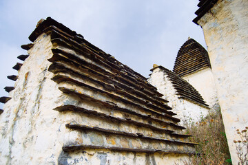 City of the dead: a necropolis near the village of Dargavs, Russia