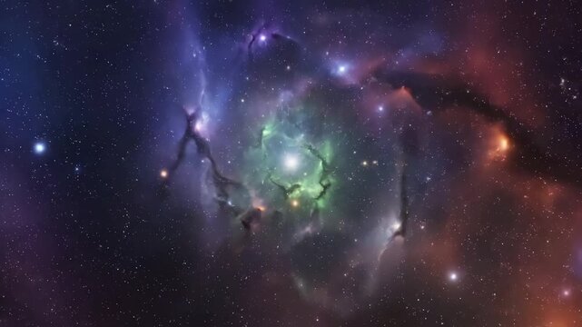 Space Video Nebula space video colorful nebula (CG); seamless loop; no people, no logos; no faces; no trademarks scene 4