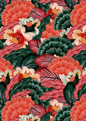 Large Tropical Floral_2