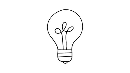 the light bulb is hand-drawn.eps