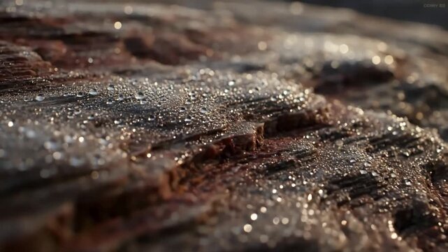 Geology Seamless seamless geology with dew sparkle &mdash; gentle motion; royalty‑free look; no banners or text; no faces; no trademarks scene 1