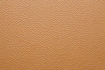 Close up of textured tan leather material surface