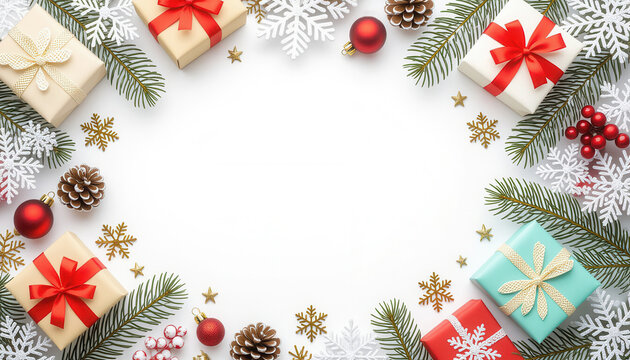Modern christmas card