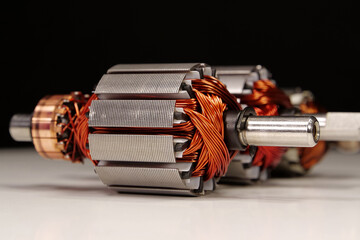 Rotors of electric motors from small household appliances