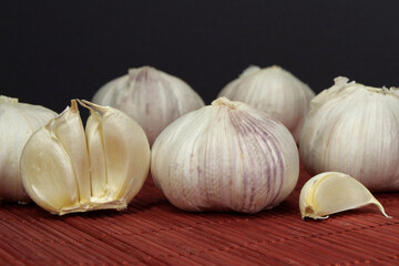 Garlic - very healthy product with many beneficial properties for health