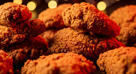 fried chicken legs with sauce