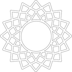 luxury mandala mandala design white background