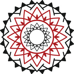 luxury mandala mandala design white background