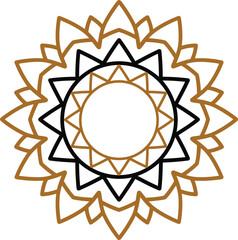 luxury mandala mandala design white background