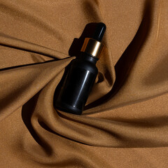 A beautiful still life composition featuring cosmetic products setting with a  background