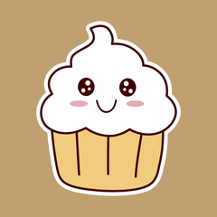 Cute sweet food sticker 