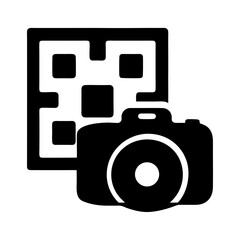 Capturing Digital Information a Camera and QR Code Representation Artwork