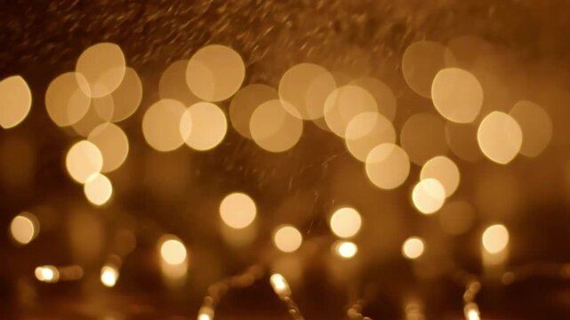 Bokeh Warm warm bokeh with mote field &mdash; gentle motion; royalty‑free look; no banners or text; no faces; no trademarks scene 2