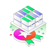 An editable design icon of product reward