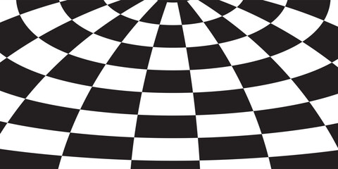 Obraz premium black and white square background arranged accurately and smoothly like in a chess game.