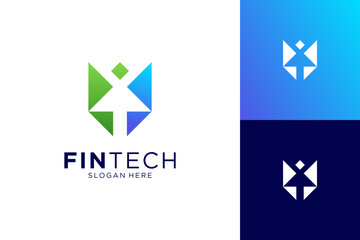 Letter U financial logo design template. © suneo_99