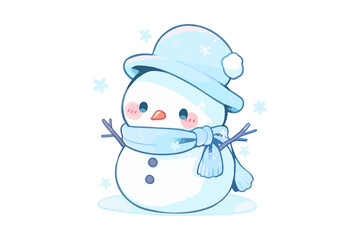 Beautiful Winter Season with Snowfall and Penguins – Magical November Winter Vibes and Frosty Snowy Landscape Featuring Winter Text and Chill Atmosphere